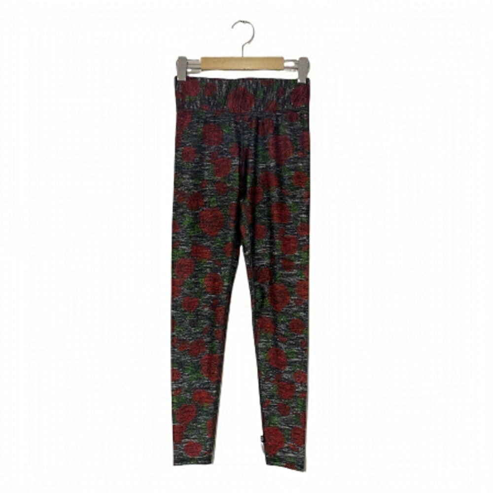 𝅺TEREZ Rose print yoga leggings NWOT